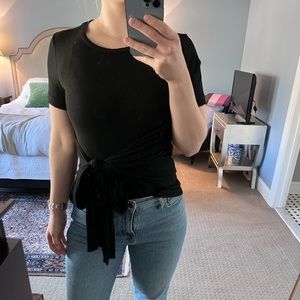 Anthropologie - Lea & Viola Wrap Tie Tee